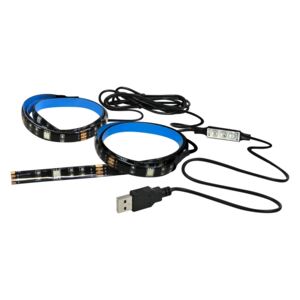 Kit 2x Striscia LED RGB LED-RGB/4,8W/USB regime TV