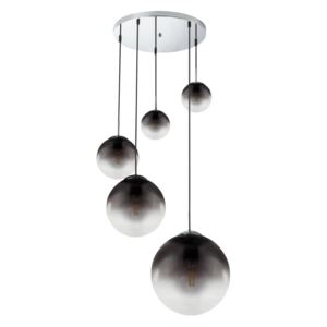 Globo 15861-5 - Lampadario su filo VARUS 3xE27/40W/230V + 2xE27-ILLU/25W
