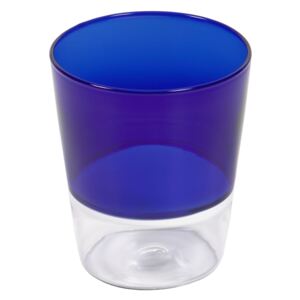 Kave Home - Bicchiere Diara vetro trasparente e blu