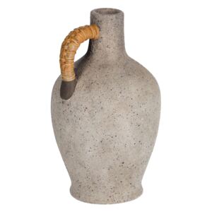 Kave Home - Vaso in ceramica grigio Agle 35 cm