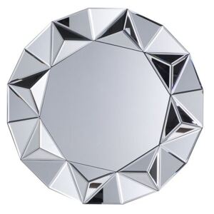 Specchio da parete in argento ø70 cm HABAY Beliani