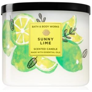 Bath & Body Works Sunny Lime candela profumata 411 g