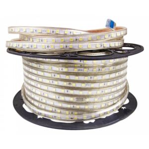 Striscia LED Blu 220V IP67 per Esterni ed Interni Bobina da 25 metri Colore Blue