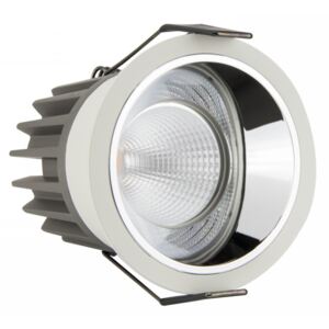 Faretto LED da incasso 18W - UGR11 - CRI92 - foro Ø75mm Colore Bianco Caldo 3.000K