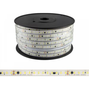 Strisce LED 220V 16W/m, 120lm/W, PHILIPS Lumileds, Dimmerabile, tagl. 10cm – 50m Colore Bianco Naturale 4.000K