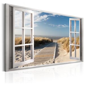Quadro - Window: View of the Beach