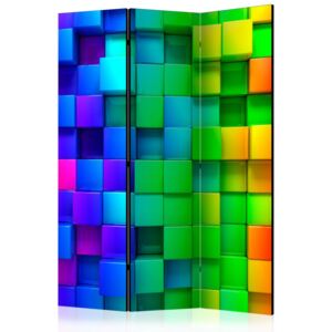 Paravento - Colourful Cubes [Room Dividers]