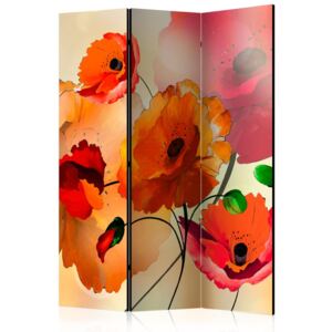 Paravento - velvet poppies [room dividers]