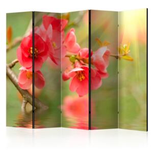 Paravento - azalea reflected in the water ii [room dividers]