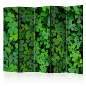 Paravento - green clover ii [room dividers]