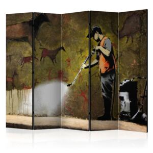 Paravento - Banksy - Cave Painting II [Room Dividers]