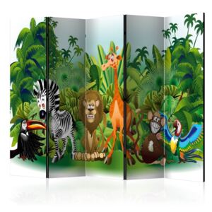 Paravento - Jungle Animals II [Room Dividers]