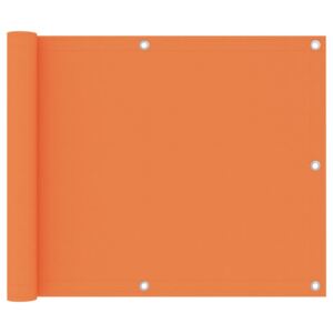 VidaXL Paravento Balcone Arancione 75x500 cm in Tessuto Oxford