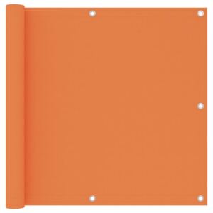 VidaXL Paravento da Balcone Arancione 90x500 cm in Tessuto Oxford