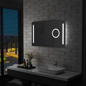 VidaXL Specchio da Parete a LED per Bagno con Sensore Tattile 100x60cm