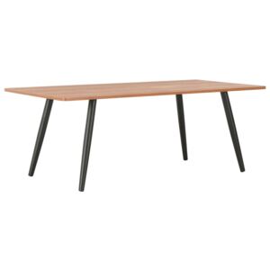 VidaXL Tavolino da Caffè Nero e Marrone 120x60x46 cm