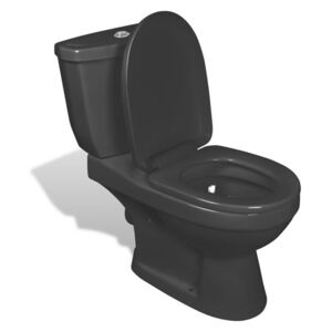 VidaXL Toilette con Cisterna Nera