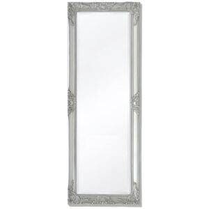 VidaXL Specchio da Parete Stile Barocco 140x50 cm Argento