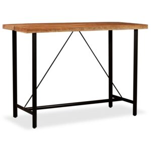 VidaXL Tavolino da Bar in Legno Massello di Acacia 150x70x107 cm