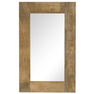 VidaXL Specchio in Legno Massello di Mango 50x80 cm
