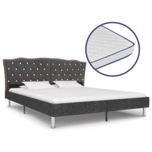 VidaXL Testiera Letto Grigio Scuro in Tessuto 200x200 cm