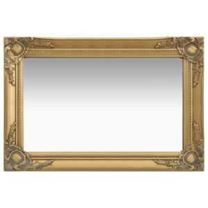 VidaXL Specchio da Parete Stile Barocco 60x40 cm Oro