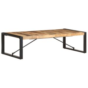 VidaXL Tavolino da Salotto 140x70x40 cm in Legno di Mango Grezzo