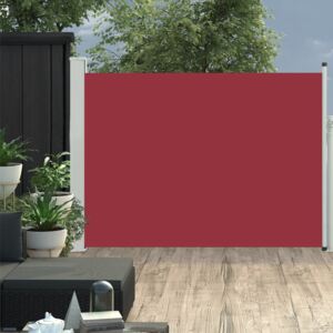 VidaXL Tenda Laterale Retrattile per Patio 100x500 cm Rosso