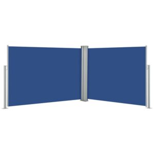VidaXL Tenda da Sole Laterale Retrattile Blu 100x1000 cm