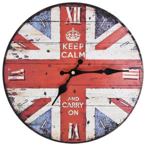 VidaXL Orologio da Parete Vintage UK 30 cm