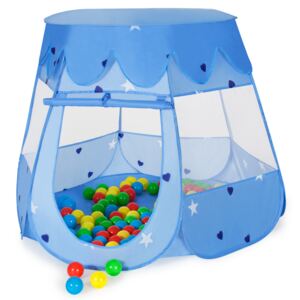 Tectake 400951 tenda gioco per bambini con 100 palline - blu