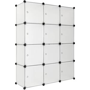 Tectake 401577 armadio modulare katja - bianco