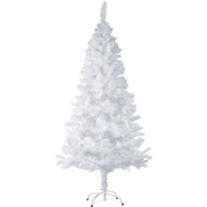 Tectake 402821 albero di natale artificiale - 180 cm, 533 punte, bianco