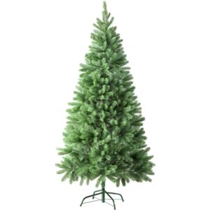 Tectake 402823 albero di natale artificiale - 180 cm, 742 punte e aghi stampati a iniezione, verde