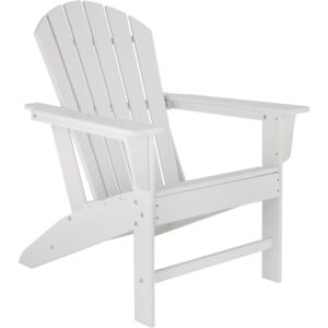 Tectake 403793 sedia da giardino janis - bianco