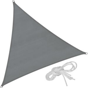 Tectake 403885 vela ombreggiante triangolare in polietilene, variante 2 - 360 x 360 x 360 cm