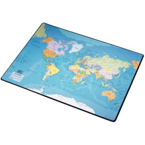 Esselte Sottomano da Scrivania Mappa del Mondo 41x54 cm