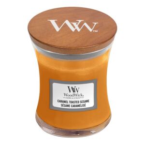 WoodWick profumata candela Caramel Toasted Sesame giara media
