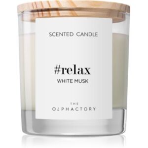 Ambientair Olphactory White Musk candela profumata (Relax) 200 g