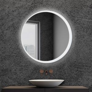 Specchio bagno retroilluminato LED tondo diametro 70 cm