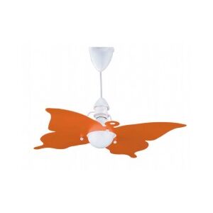 Sospensione lampadario farfalla arancione per camerette e stanzette bambini