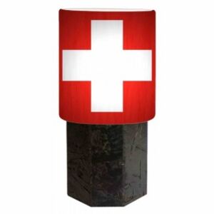 Abat jour nero Bandiera Svizzera