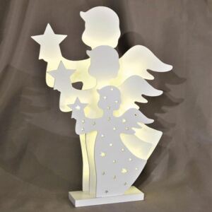 Lampada decorativa LED angelo 3D