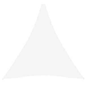 VidaXL Parasole a Vela Oxford Triangolare 3x4x4 m Bianco