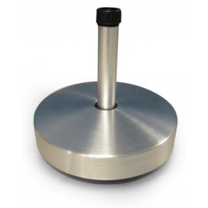Base per ombrellone rotonda, 50 x 50 x h41.5, Colore grigio metallico