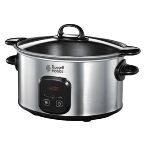 Russell Hobbs Pentola Slow Cooker MaxiCook 6 L Argento 170-240 W