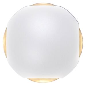 Lindby Esmani applique LED rotonda 4 luci, bianco