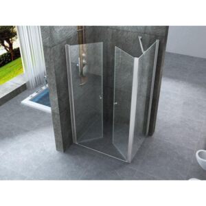 Box Doccia 8mm Porta Saloon Apertura Interna Esterna A Due Ante - Nova 2.0 - 70x70