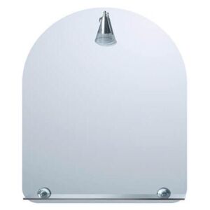 Specchio per bagno ad arco stile classico luce e mensola integrata - WAR3M - 40x51