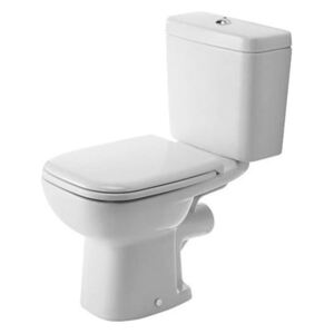 Duravit D-Code - Vaso WC combinato, scarico posteriore, bianco alpino 21110900002